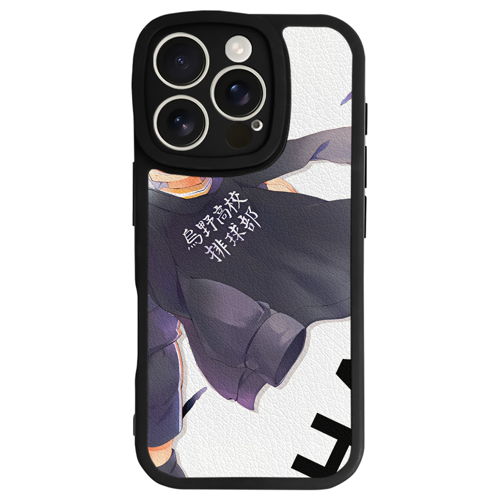 （画像用） ハイキュー!! Haikyu!! 【iPhone 16シリーズ対応】シリコンスマホケース（レザー調） 材質：シリコン